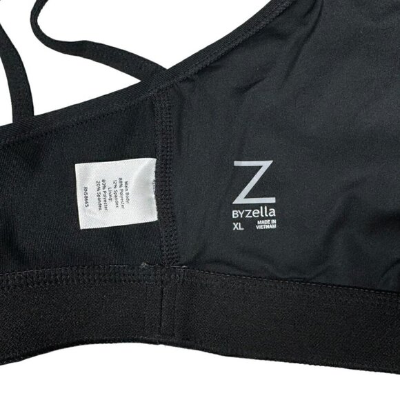 NWOT Z By Zella Racerback  Cross-Back Sports Bra Top Sz. XL - Picture 4 of 7